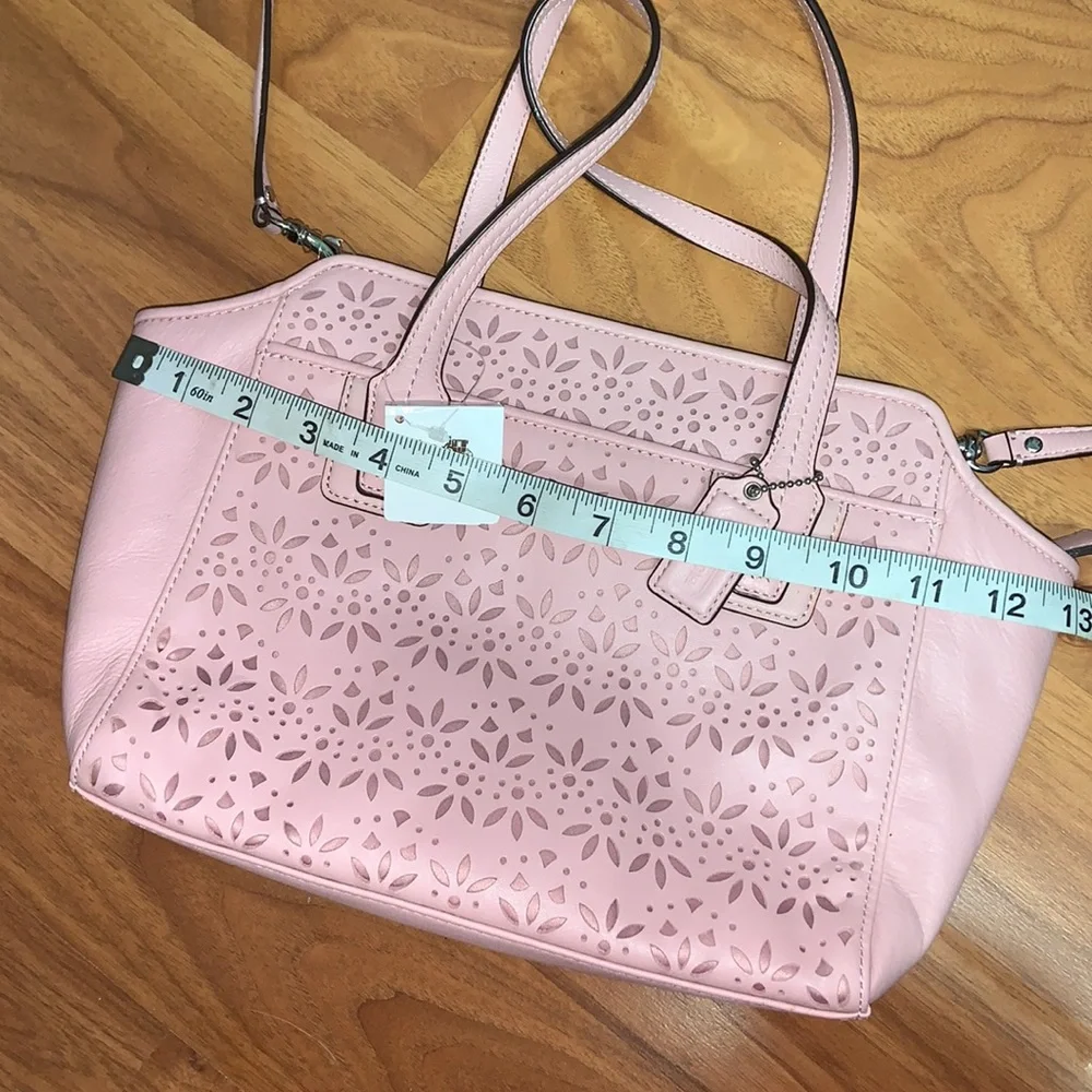 NWT Coach Taylor Eyelet Mini Tote with Crossbody Strap